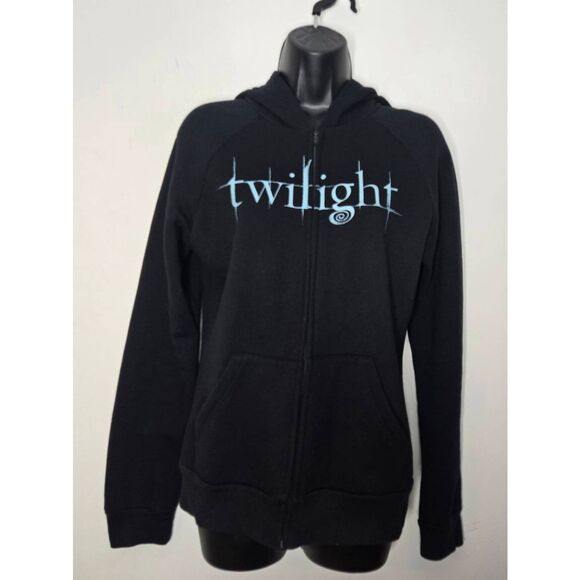 Twilight I Dream About Being With You Zip Up Hoodie Size Large Black Runs Small - Picture 2 of 5